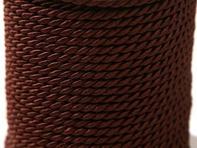 Sznurek ozdobny 5 m brązowy