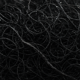 Czarne naturalne korzonki dekoracyjne z delikatnym brokatem – struktura premium 0,5 l | GrandDeco