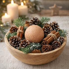 Świąteczny Zestaw Naturalny z Glinianą Kulą – Gotowy Prezent