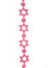Girlanda filcowa gwiazdki fuksja szerokość  4 cm długość 180 cm