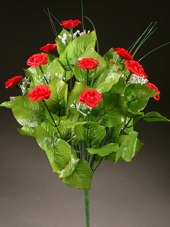 Bukiet  różyczek 12 czerwonych 40 cm