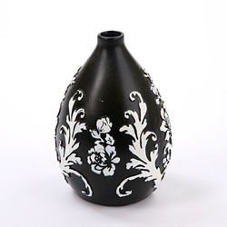 Wazon czarny styl orientalny 16 cm